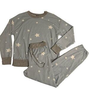 NWT Splendid 2pc Blue Stars Pajama Set Small